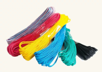 Веревка  4 мм, полипропиленовая вязанная, цветная (20 м) 