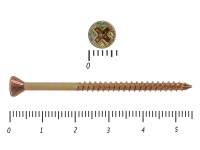 Саморезы для деревянных полов с алмазным наконечником HIMTEX 3.5х55 мм (200 шт)