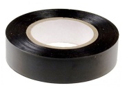 Лента клейкая изоляционная, ПВХ, черная, клей - синтетический каучук, 15ммх15м, толщина 13мкм,(шт.)