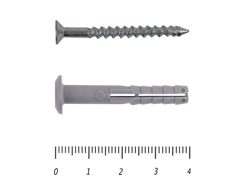 Купить дюбель-гвоздь пластиковый 6x40