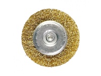 Щетка-крацовка  75 мм круглая со шпилькой, для дрели Hobbi/Remocolor (шт.)