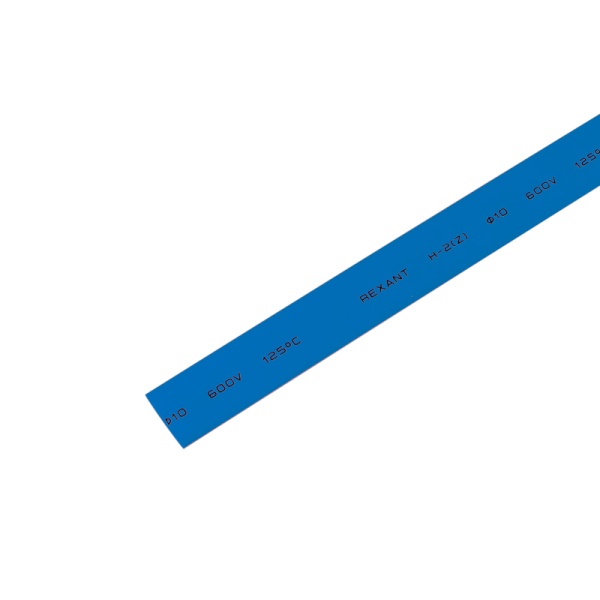 Трубка термоусадочная усадка 2:1 (8) 1м синяя REXANT (шт) – фото 