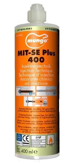 Химический картридж MUNGO MIT-SE (Plus) Винилэстеровая смола, без стирола, 400 мл. (12 шт) – фото 