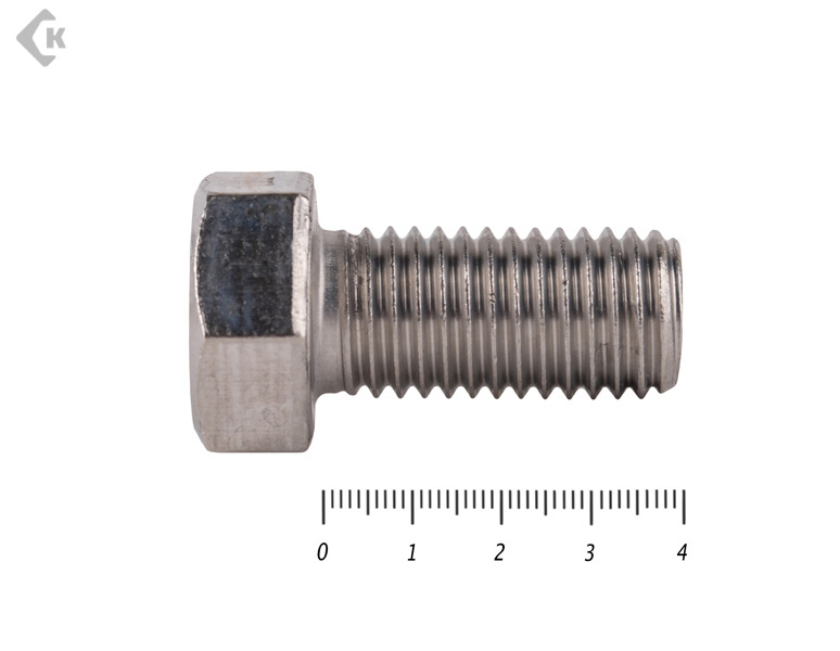 Болты с полной резьбой, нержавеющие DIN933 А4 10х 40 "МОСКРЕП" (100 шт) – фото 10x40