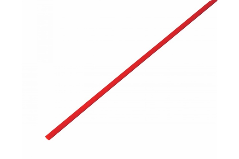 Трубка термоусадочная усадка 2:1 (3) 1м красная REXANT (шт) – фото 