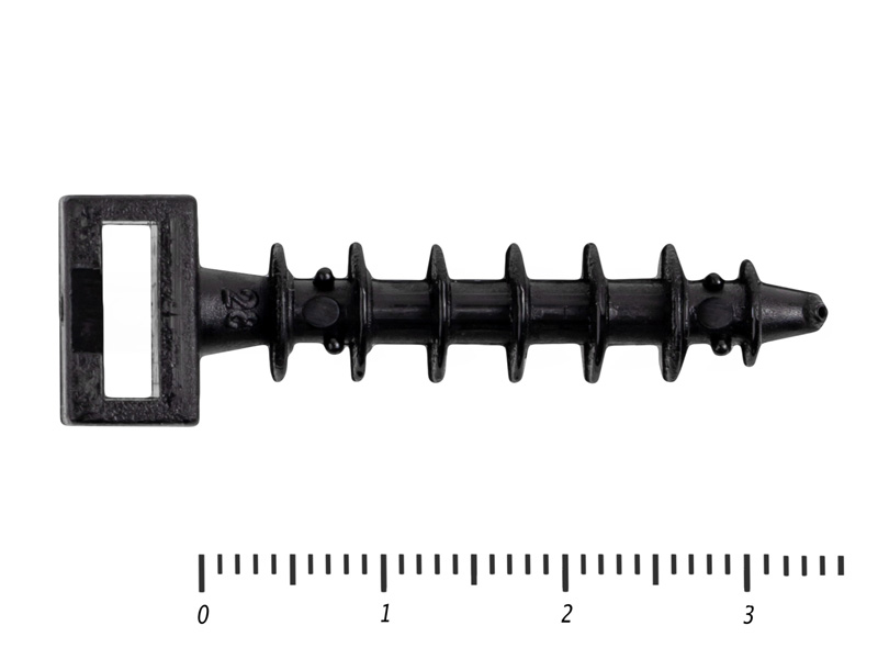 Дюбель под кабельную стяжку, нейлон 6х35 (50шт) – фото 6x35
