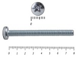 Винт полуцилиндрическая головка,цинк DIN7985 4х80 Фасовка (200шт) – фото