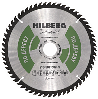 Диск 210*30*60Т, пильный по дереву Hilberg Industrial (1шт.)