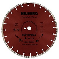 Диск алмазный отрезной 350*25,4*12 Hilberg Industrial Hard (1 шт.)