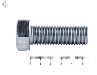 Болт полная резьба, цинк DIN933 10х 55 пр.8,8 (6шт) 