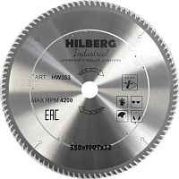 Диск 350*32*100Т, пильный Hilberg Industrial Дерево (1 шт)