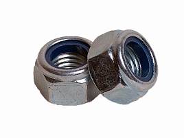 Гайки с контрящим кольцом (DIN 985), оцинкованные оптом – каталог, цены