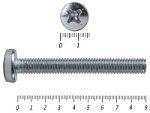 Винт полуцилиндрическая головка,цинк DIN7985 8х 90 (700шт) – фото