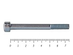Винт с внутренним шестигранником,цинк DIN912 5 х75 Фасовка (100шт) – фото