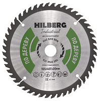 Диск пильный по дереву 165*20*48Т тонкий рез Hilberg Industrial (1 шт)