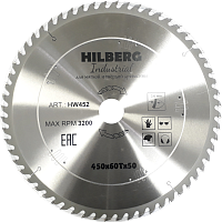 Диск пильный 450*50*60Т Hilberg Industrial Дерево (1 шт)