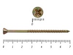 Саморезы для деревянных полов с алмазным наконечником HIMTEX 4.0х70 мм (100 шт) – фото