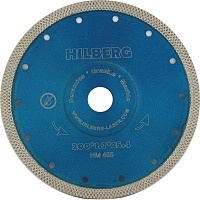 Диск алмазный отрезной 200*25,4/22,23 мм Hilberg Турбо ультратонкий х-тип (1 шт.)