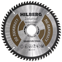 Диск пильный 190*30/20*64Т Hilberg Industrial Ламинат (1 шт)